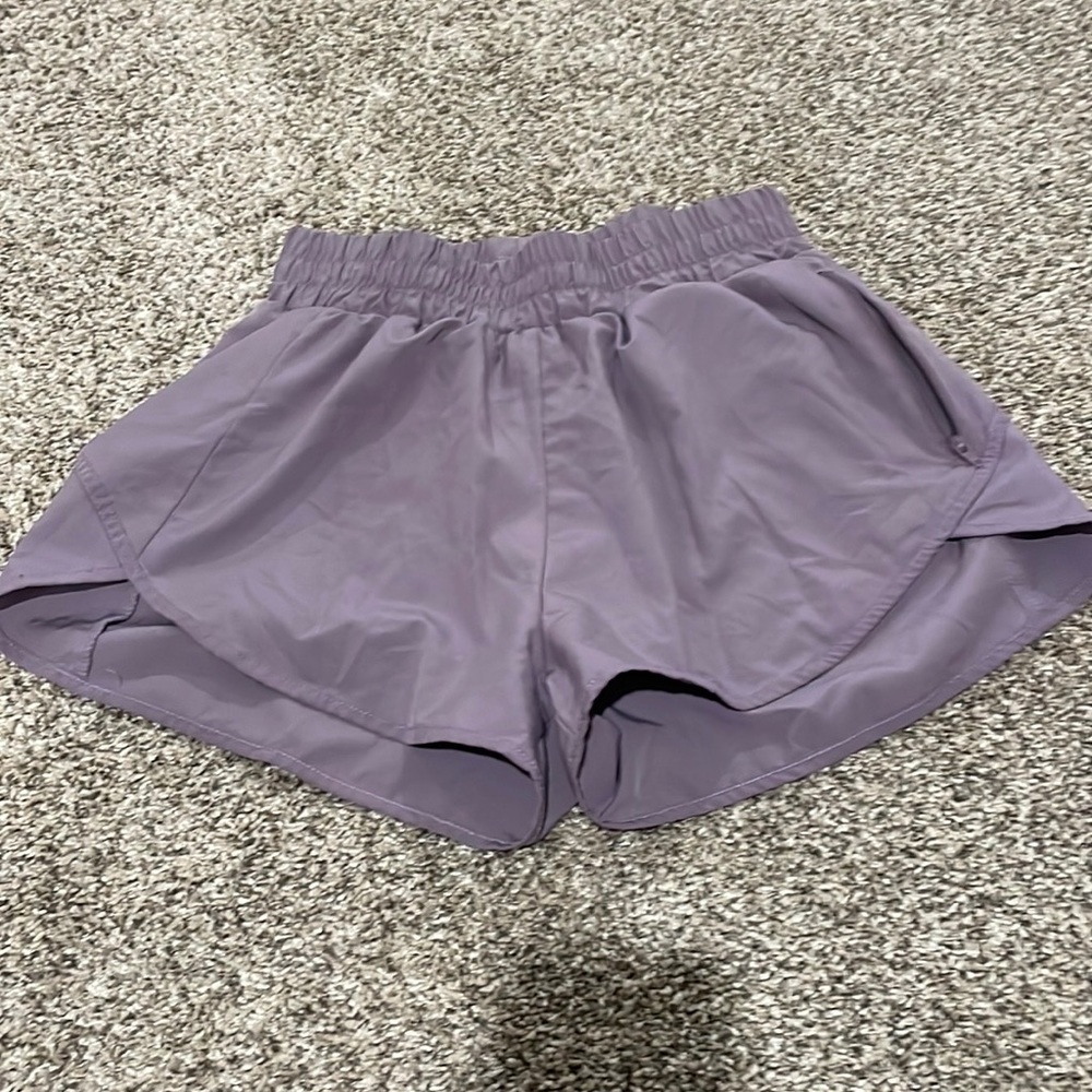 Purple shorts
